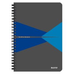   Spirálfüzet A/5 90lap Office vonalas karton borítóval 445900.. kék