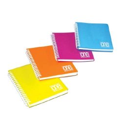   Spirálfüzet A/5 80lap 80g One Color PP borítóval 2938 kockás 