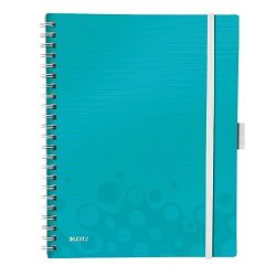 Spirálfüzet A/4 kockás WOW Active világoskék