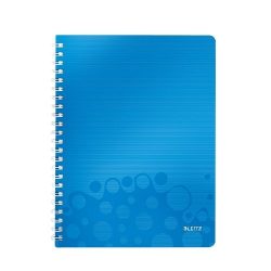 Spirálfüzet A/4 kockás WOW kék