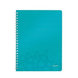 Spirálfüzet A/4 kockás WOW világoskék