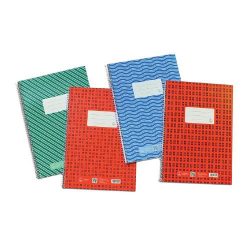 Spirálfüzet A/4 70lap kockás fűzfői 