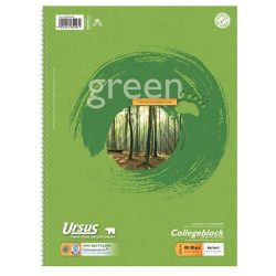 Spirálfüzet A/4 80lap kockás Collegeblock 100% Recycled 