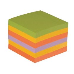   Öntap. jegyzettömb 76x76mm rainbow ultra 6x75lap Q-Connect KF02515