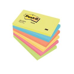 Post-it 655TFEN 76x127mm 100lap 6 tömb energikus színek