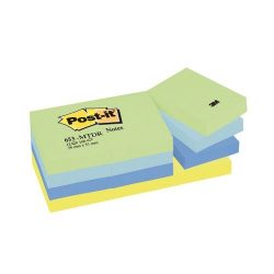 Post-it 653MTDR/653MT 38x51mm 100lap 12tömb n.zöld