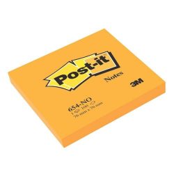 Post-it 654 76x76mm 100lap neon