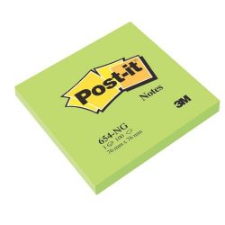 Post-it 654 76x76mm 100lap neon