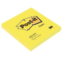 Post-it 654 76x76mm 100lap neon