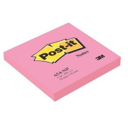 Post-it 654 76x76mm 100lap neon