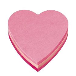 Post-it 2007H 70x70x23mm 225lap szív forma