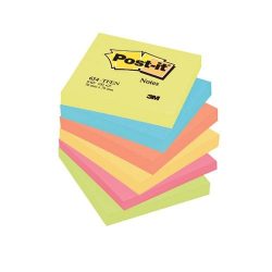 Post-it 654TFEN 76x76mm 100lap 6 tömb energikus színek