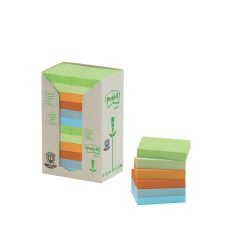 Post-it 653-1TRP 51x38mm 24x100lap/csm GreenLine vegyes