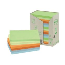 Post-it 655 1TRP 76x127mm 16x100lap/csm GreenLine vegyes