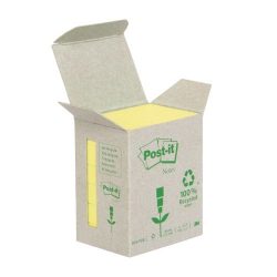 Post-it 653-1B 51x38mm 6x100lap/csm GreenLine sárga