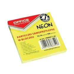 Öntap. jegyzettömb 76X76, 100lap Office Products