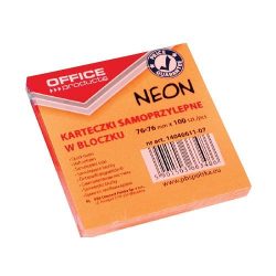 Öntap. jegyzettömb 76X76, 100lap Office Products