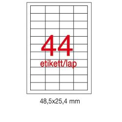 Etikett A10558 25,4x48,5mm 500ív Apli