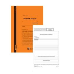   Vásárlók könyve 25x2lap B.11-1/V/ÚJ Pátria (régi:25x3lap)