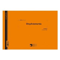 Útnyilvántartó 50 lapos tömb A/5 fekvő B.TM.12