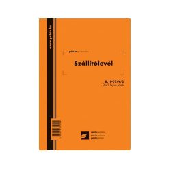 Szállítólevél A/5 25x4lap álló B.10-70/A/V Pátria