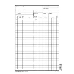 Raktári nyilvántartó lap B.12-152 Pátria