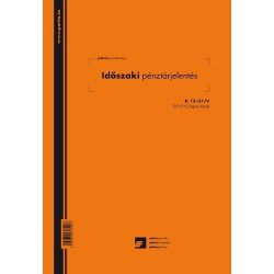 Időszaki pénztárjelentés 25x4lap B.13-21/V Pátria