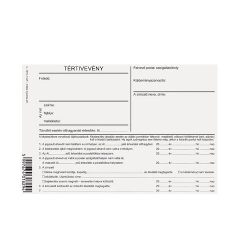   Tértivevény hivatalos irathoz íves új gépi C.7976-1/GP 2013