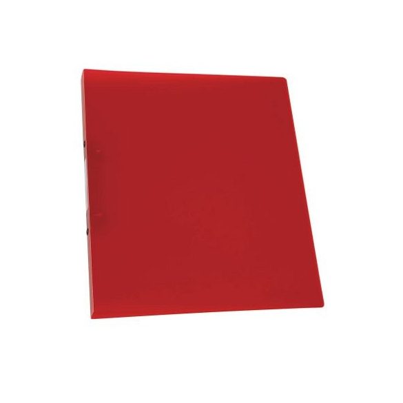 Gyűrűskönyv A/4 4gyűrűs 20mm Standard PP Q-Connect piros