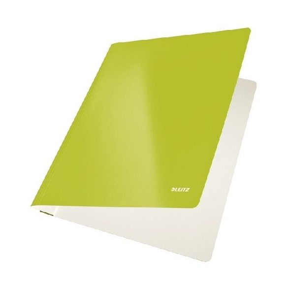 Gyorsfűző karton Leitz lakkfényű - zöld