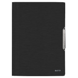 Iratgyűjtő gumis A/4  STYLE műanyag fekete