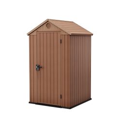 Darwin 4x4 műanyag kerti ház barna