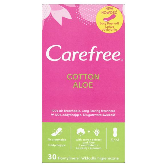 Carefree tisztasági betét 30 db Cotton Feel Normal Aloe