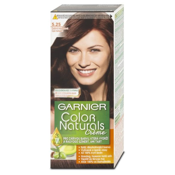 GARNIER Color Naturals Hajfesték 5.25 Világos Opálos Mahagóni