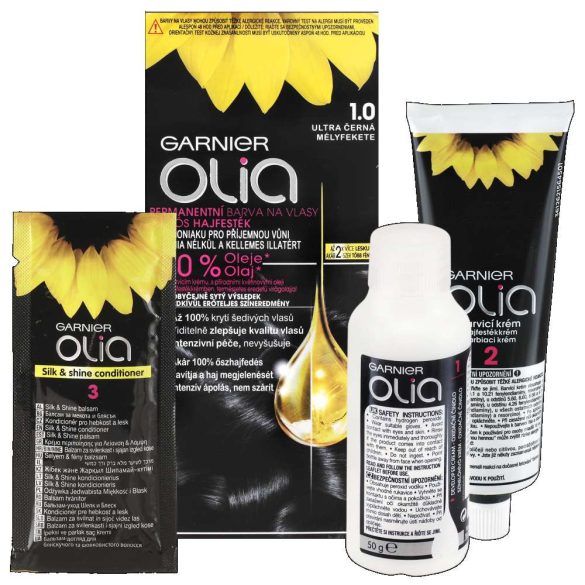 GARNIER Olia Tartós Hajfesték 1.0 Mélyfekete