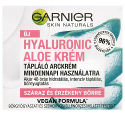   GARNIER Skin Naturals Hyaluronic Aloe Krém 50 ml Száraz/Érzékeny Bőrre
