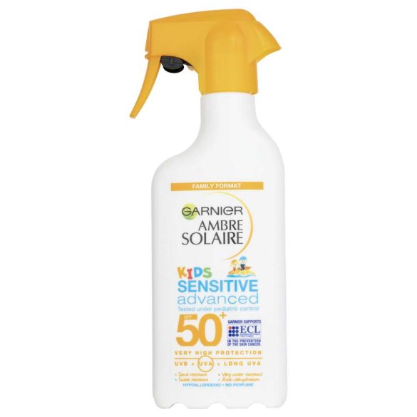 AMBRE SOLAIRE SPF50+ Kids gyermek naptej pisztolyos spray 300 ml