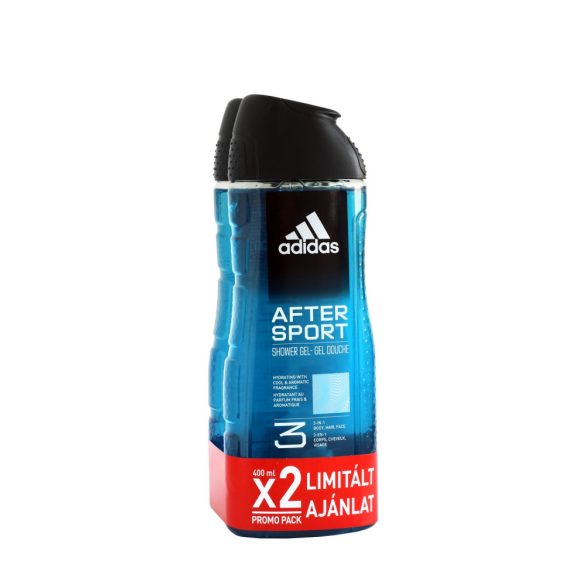 ADIDAS Férfi Tusfürdő DUO 2x400 ml After Sport