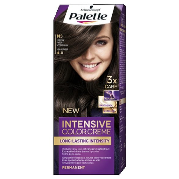 Palette hajfesték Intensive Color Creme N 3 középbarna