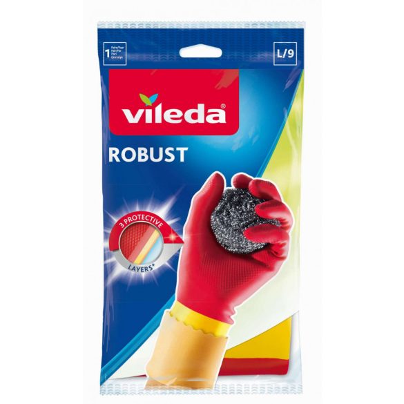 VILEDA Robuste háztartási kesztyű L méret