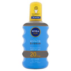   NIVEA SUN FF20 Protect & Bronze Barnulást Támogató Napolaj Spray 200 ml