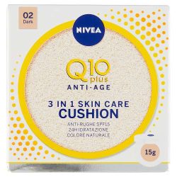   NIVEA Q10 PLUS alapozó Cushion sötétebb tónusú bőrre 15 ml