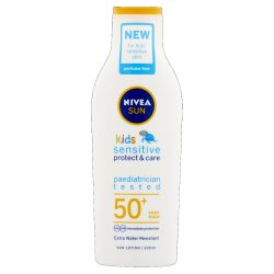   NIVEA SUN FF50+ Kids Sensitive Protect&Care Gyermek Naptej 200 ml