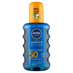 NIVEA SUN FF50 Protect & Dry Touch Napozó Spray 200 ml