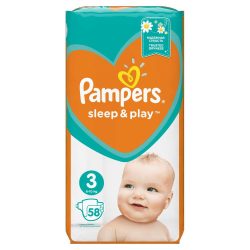 Pampers Sleep&Play pelenka 3méret 58 db