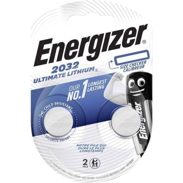 Gombelem Energizer Ultimate Lithium CR2032 2db/csm NZLUO002