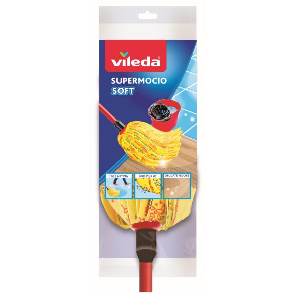 VILEDA Soft gyorsfelmosó 30% mikroszállal (sárga)