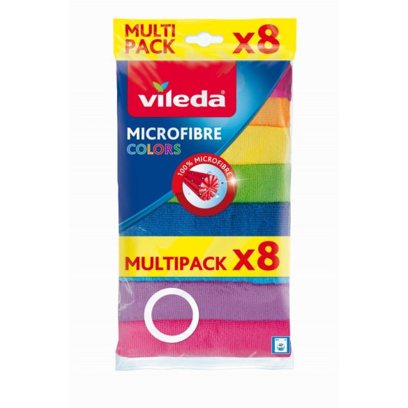 VILEDA Color 8 színű mikroszálas törlőkendő