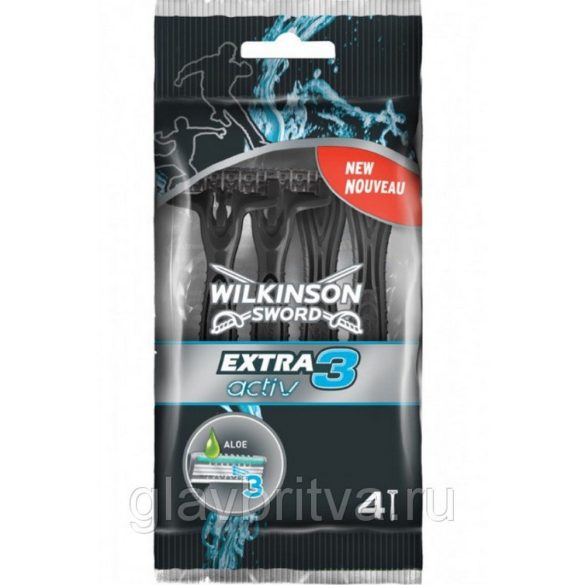 Wilkinson Extra3 borotva Active 4 db