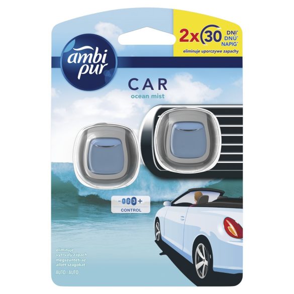 AmbiPur Car autóillatosító 2x2 ml DUO Ocean Mist